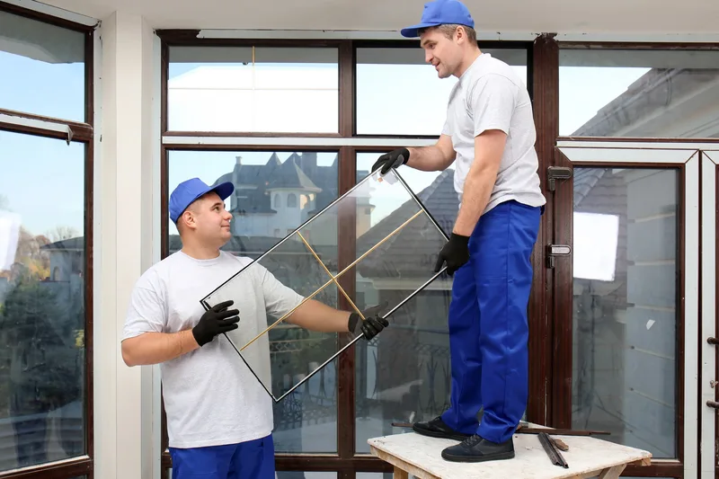 Vitrier professionnel au travail — Vitrier Boulogne-Billancourt Pas Cher, Boulogne-Billancourt